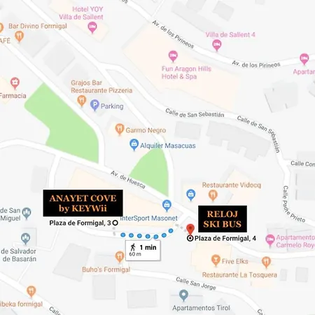 Anayet Cove A 60 Metros Del Reloj Luminoso